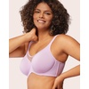 image:imageHSIA Minimizer Bras for Women Plus Size Full Coverage Coolcomfort T Shirt Unlined Bra with Underwire for Heavy BreastPurple Classic