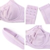 image:imageHSIA Minimizer Bras for Women Plus Size Full Coverage Coolcomfort T Shirt Unlined Bra with Underwire for Heavy BreastPurple Classic