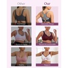 image:imageHSIA High Support Sports Bra for Women Full Coverage Unlined Large Bust Bra  Outside Underwire High Impact Lift Wider Mesh Racerback Adjustable Straps for Running HIIT amp Sports 2 Nipple CoversBlack