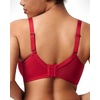 image:imageHSIA Minimizer Bras for Women Enchante Lace Underwire Bra for Heavy Breast  Full Coverage Breathable in Summer Plus Size Supportive Unlined Lifting Back Fat Smoothing Offer Natural Shape SoftCoral Red