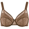 image:imageHSIA Minimizer Bras for Women Enchante Lace Underwire Bra for Heavy Breast  Full Coverage Breathable in Summer Plus Size Supportive Unlined Lifting Back Fat Smoothing Offer Natural Shape SoftCoffee Brown