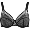 image:imageHSIA Minimizer Bras for Women Enchante Lace Underwire Bra for Heavy Breast  Full Coverage Breathable in Summer Plus Size Supportive Unlined Lifting Back Fat Smoothing Offer Natural Shape SoftBlack