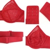 image:imageHSIA Minimizer Bras for Women Enchante Lace Underwire Bra for Heavy Breast  Full Coverage Breathable in Summer Plus Size Supportive Unlined Lifting Back Fat Smoothing Offer Natural Shape SoftCoral Red