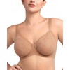 image:imageHSIA Minimizer Bras for Women Full Coverage Seamless Lace Unlined Lift Bra  Underwire Comfortable in Summer Womens TShirt Bra Plus Size Supportive for Heavy Breast Back Smoothing Minimizing SoftDark Beige