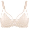 image:imageHSIA Minimizer Bras for Women Full Coverage Underwire Lace Mermaid Scales  Plussize fit unlined underwire support nonstretch lace and mesh backsmoothing band wide straps sizes 3248 CILight Pink