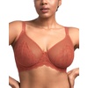 image:imageHSIA Minimizer Bras for Women Full Coverage Underwire Lace Mermaid Scales  Plussize fit unlined underwire support nonstretch lace and mesh backsmoothing band wide straps sizes 3248 CISoft Clay