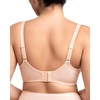 image:imageHSIA Minimizer Bras for Women Full Coverage Underwire Lace Mermaid Scales  Plussize fit unlined underwire support nonstretch lace and mesh backsmoothing band wide straps sizes 3248 CIRose Cloud