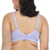 image:imageHSIA Minimizer Bras for Women Full Coverage Underwire Lace Mermaid Scales  Plussize fit unlined underwire support nonstretch lace and mesh backsmoothing band wide straps sizes 3248 CIPurple