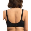 image:imageHSIA Minimizer Bras for Women Plus Size Unlined Tshirt Bra for Large Breast  CoolComfort in Summer Everyday Bra Full Coverage Underwire Supportive Seamless Back Fat Smoothing Offer Natural ShapeSatinblack