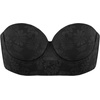 image:imageHSIA Strapless Bra Seamless AntiSlip Underwire Support for Large Breasts  Full Coverage Breathable Lightly Lined Cup Bandeau Multiway Straps for Summer Weddings amp OffShoulder Tops 3644 CIBlack01