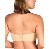 image:imageHSIA Strapless Bra for Large Breasts Unlined Minimizer Underwire Support  Underwire and side boning lift and shape full coverage cups antislip back band and sixway straps provide a secure fitBeige