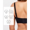image:imageHSIA Strapless Bra for Large Breasts Unlined Minimizer Underwire Support  Underwire and side boning lift and shape full coverage cups antislip back band and sixway straps provide a secure fitBlack