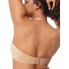 image:imageHSIA Strapless Bra for Large Breasts Unlined Minimizer Underwire Support  Underwire and side boning lift and shape full coverage cups antislip back band and sixway straps provide a secure fitNatural Nude