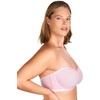 image:imageHSIA Strapless Bra for Large Breasts Womens Bella Minimizer Balconette Bra  Convertible Plus Size Supportive Underwire Unlined Cooling Comfort Mesh Corset Unpadded Minimizing Bandeau for Big BustPale Pink