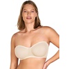 image:imageHSIA Strapless Bra for Large Breasts Womens Bella Minimizer Balconette Bra  Convertible Plus Size Supportive Underwire Unlined Cooling Comfort Mesh Corset Unpadded Minimizing Bandeau for Big BustApricot
