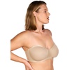 image:imageHSIA Strapless Bra for Large Breasts Womens Bella Minimizer Balconette Bra  Convertible Plus Size Supportive Underwire Unlined Cooling Comfort Mesh Corset Unpadded Minimizing Bandeau for Big BustNatural Nude