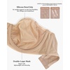 image:imageHSIA Strapless Bra for Large Breasts Womens Bella Minimizer Balconette Bra  Convertible Plus Size Supportive Underwire Unlined Cooling Comfort Mesh Corset Unpadded Minimizing Bandeau for Big BustWarm Beige