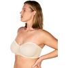 image:imageHSIA Strapless Bra for Large Breasts Womens Bella Minimizer Balconette Bra  Convertible Plus Size Supportive Underwire Unlined Cooling Comfort Mesh Corset Unpadded Minimizing Bandeau for Big BustApricot
