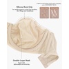 image:imageHSIA Strapless Bra for Large Breasts Womens Bella Minimizer Balconette Bra  Convertible Plus Size Supportive Underwire Unlined Cooling Comfort Mesh Corset Unpadded Minimizing Bandeau for Big BustAlmond Beige