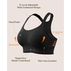 image:imageHSIA Strapless Bra for Women Large Breasts Plus Size Minimizer Longline  Push Up Supportive Underwire Long Line Corset Wide Band Back Fat Smoothing Balconette Minimizing Bustier for Big BustBlack Classic