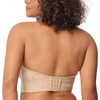 image:imageHSIA Strapless Bra for Women Large Breasts Plus Size Minimizer Longline  Push Up Supportive Underwire Long Line Corset Wide Band Back Fat Smoothing Balconette Minimizing Bustier for Big BustLace Natural Nude Lace