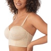 image:imageHSIA Strapless Bra for Women Large Breasts Plus Size Minimizer Longline  Push Up Supportive Underwire Long Line Corset Wide Band Back Fat Smoothing Balconette Minimizing Bustier for Big BustLace Natural Nude Style