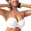 image:imageHSIA Strapless Bras Full Coverage NonSlip Underwire for Large Breasts  Breathable Cup Plus Size Silicone Grip 2X Support Multiway Straps for Summer Weddings amp OffShoulder Tops 3644 CILight White
