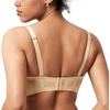 image:imageHSIA Strapless Bras Full Coverage NonSlip Underwire for Large Breasts  Breathable Cup Plus Size Silicone Grip 2X Support Multiway Straps for Summer Weddings amp OffShoulder Tops 3644 CILight Beige