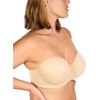 image:imageHSIA Strapless Bras Full Coverage NonSlip Underwire for Large Breasts  Breathable Cup Plus Size Silicone Grip 2X Support Multiway Straps for Summer Weddings amp OffShoulder Tops 3644 CIBeige
