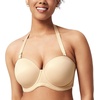 image:imageHSIA Strapless Bras Full Coverage NonSlip Underwire for Large Breasts  Breathable Cup Plus Size Silicone Grip 2X Support Multiway Straps for Summer Weddings amp OffShoulder Tops 3644 CILight Beige