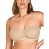 image:imageHSIA Strapless Bra for Large Breasts Womens Bella Minimizer Balconette Bra  Convertible Plus Size Supportive Underwire Unlined Cooling Comfort Mesh Corset Unpadded Minimizing Bandeau for Big BustNatural Nude