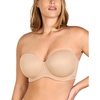 image:imageHSIA Strapless Bras Full Coverage NonSlip Underwire for Large Breasts  Breathable Cup Plus Size Silicone Grip 2X Support Multiway Straps for Summer Weddings amp OffShoulder Tops 3644 CILight Almond Beige