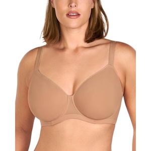 image:imageHSIA Minimizer Bras for Women Air Mesh TShirt Full Coverage Underwire Bra  UltraThin Sandwich Cup Lightly Lined Breathable in Summer Supportive Plus Size Disappear under Clothes Back SmoothingDark Beige