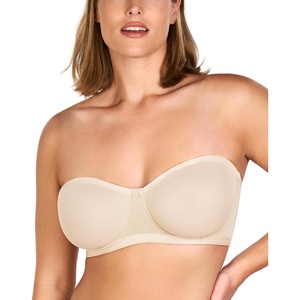 image:imageHSIA Strapless Bra for Large Breasts Womens Bella Minimizer Balconette Bra  Convertible Plus Size Supportive Underwire Unlined Cooling Comfort Mesh Corset Unpadded Minimizing Bandeau for Big BustApricot