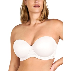 image:imageHSIA Strapless Bras Full Coverage NonSlip Underwire for Large Breasts  Breathable Cup Plus Size Silicone Grip 2X Support Multiway Straps for Summer Weddings amp OffShoulder Tops 3644 CILight White