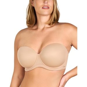 image:imageHSIA Strapless Bras Full Coverage NonSlip Underwire for Large Breasts  Breathable Cup Plus Size Silicone Grip 2X Support Multiway Straps for Summer Weddings amp OffShoulder Tops 3644 CILight Almond Beige