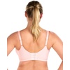 image:imageHSIA Minimizer Bras for Women Full Coverage Coolcomfort Plus Size Bra  Supportive Underwire Minimizing Cooling Comfort Unlined Seamless Back Smoothing Unpadded T Shirt Bra for Large BreastsLight Pink