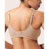image:imageHSIA Minimizer Bras for Women Full Coverage Coolcomfort Plus Size Bra  Supportive Underwire Minimizing Cooling Comfort Unlined Seamless Back Smoothing Unpadded T Shirt Bra for Large BreastsDusty Taupe