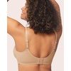 image:imageHSIA Minimizer Bras for Women Full Coverage Coolcomfort Plus Size Bra  Supportive Underwire Minimizing Cooling Comfort Unlined Seamless Back Smoothing Unpadded T Shirt Bra for Large BreastsLight Beige
