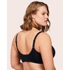 image:imageHSIA Minimizer Bras for Women Full Coverage Coolcomfort Plus Size Bra  Supportive Underwire Minimizing Cooling Comfort Unlined Seamless Back Smoothing Unpadded T Shirt Bra for Large BreastsRich Black