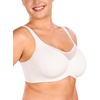 image:imageHSIA Minimizer Bras for Women Full Coverage Coolcomfort Plus Size Bra  Supportive Underwire Minimizing Cooling Comfort Unlined Seamless Back Smoothing Unpadded T Shirt Bra for Large BreastsClassic White