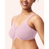 image:imageHSIA Minimizer Bras for Women Full Coverage Coolcomfort Plus Size Bra  Supportive Underwire Minimizing Cooling Comfort Unlined Seamless Back Smoothing Unpadded T Shirt Bra for Large BreastsLavender