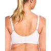 image:imageHSIA Minimizer Bras for Women Full Coverage Coolcomfort Plus Size Bra  Supportive Underwire Minimizing Cooling Comfort Unlined Seamless Back Smoothing Unpadded T Shirt Bra for Large BreastsClassic White